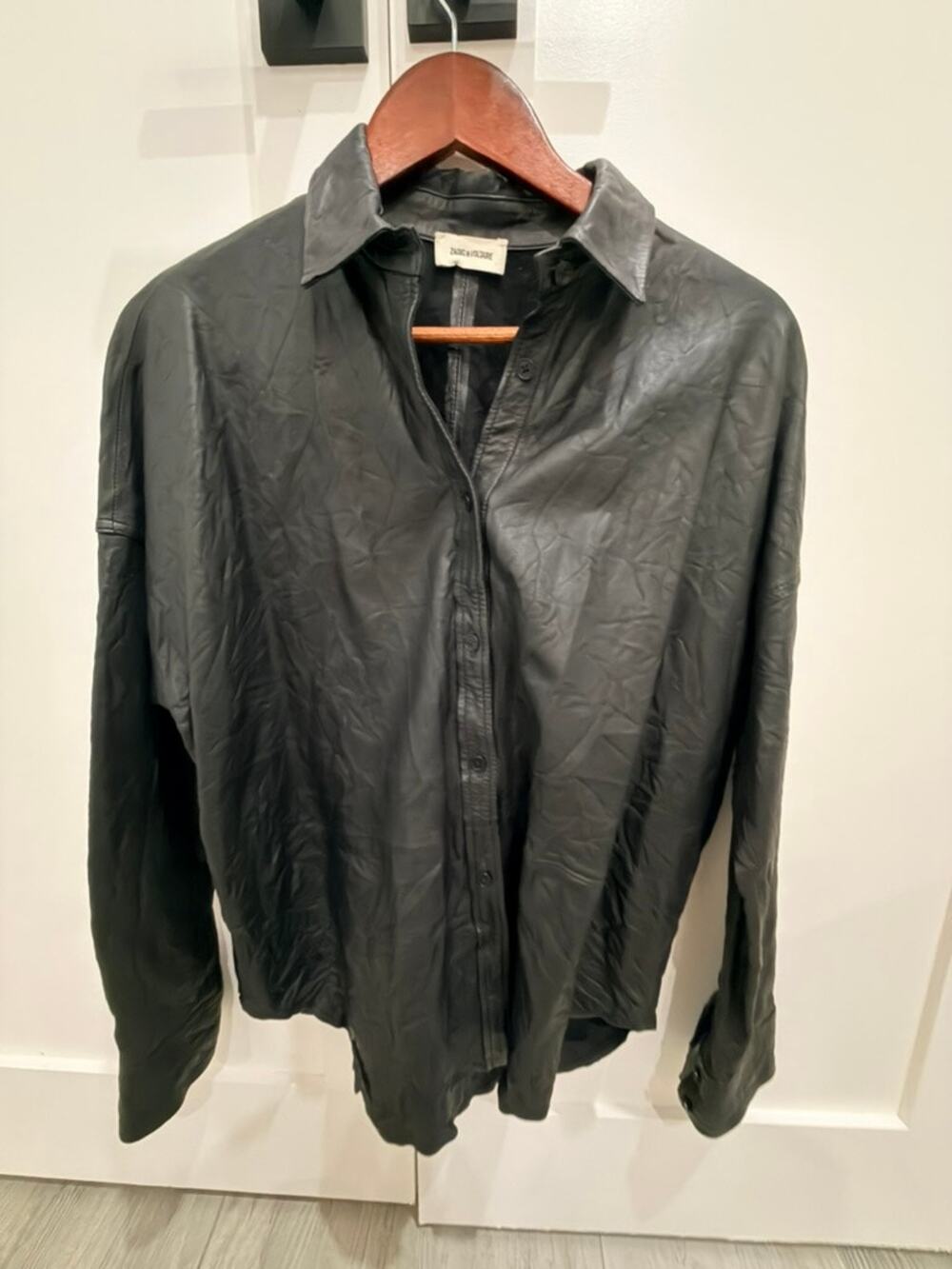 Zadig & Voltaire Leather Shirt - Size XS - BNWOT